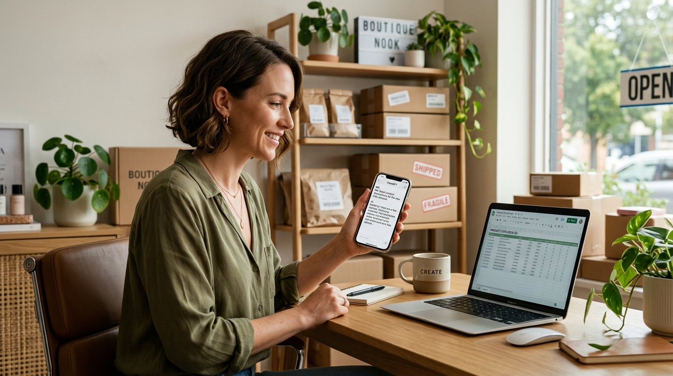 Shopify, ChatGPT et Claude : quand le langage remplace le back‑office pour piloter une boutique