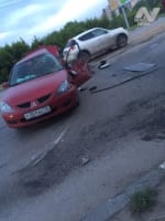 Страшное ДТП в Ульяновске. Обе машины разбились всмятку.