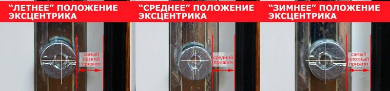 Зимний режим балконной двери
