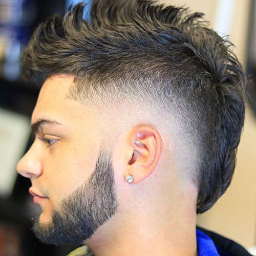 Mohawk Fade + Beard