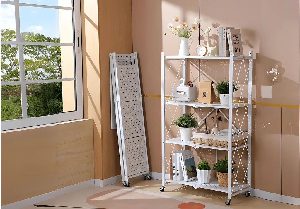 Foldable & Moveable Storage Racks