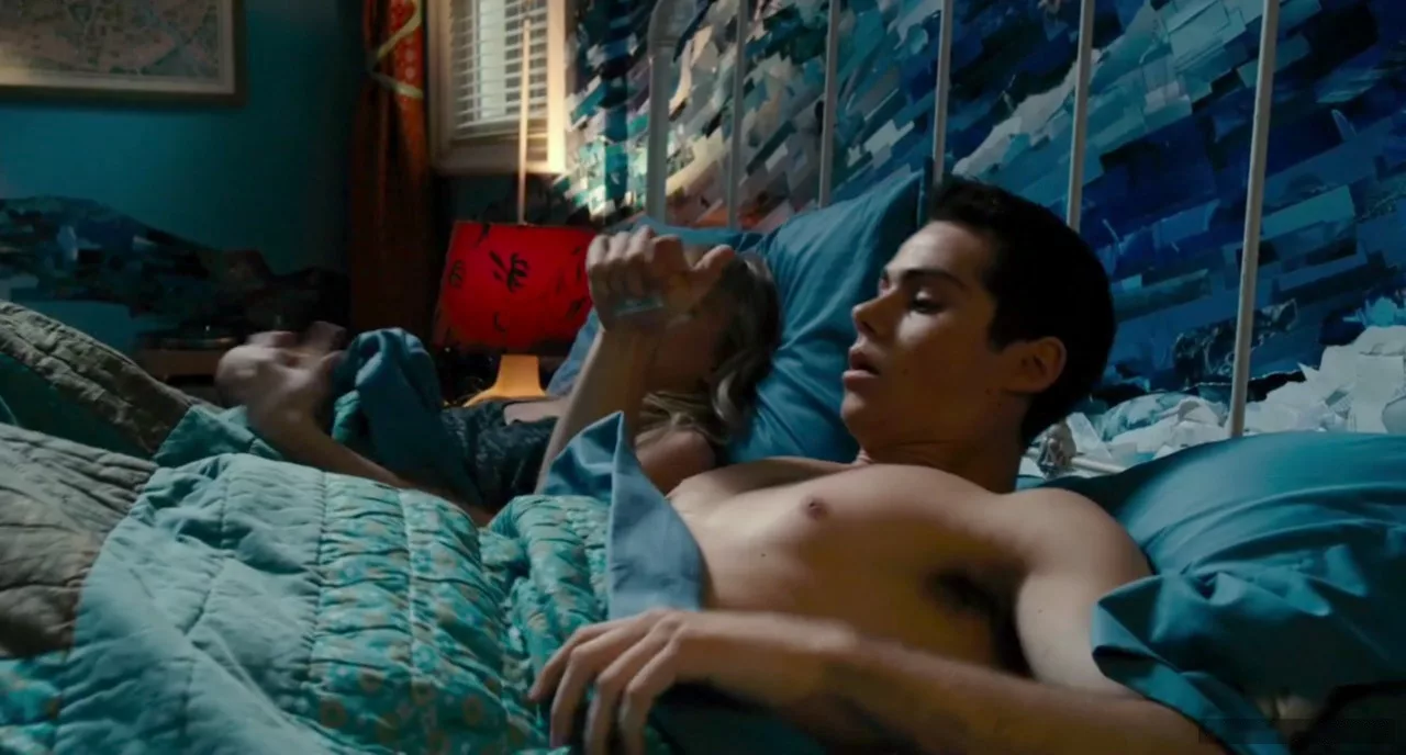 Dylan O'Brien shirtless