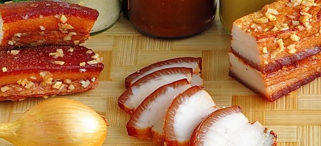 вареное сало