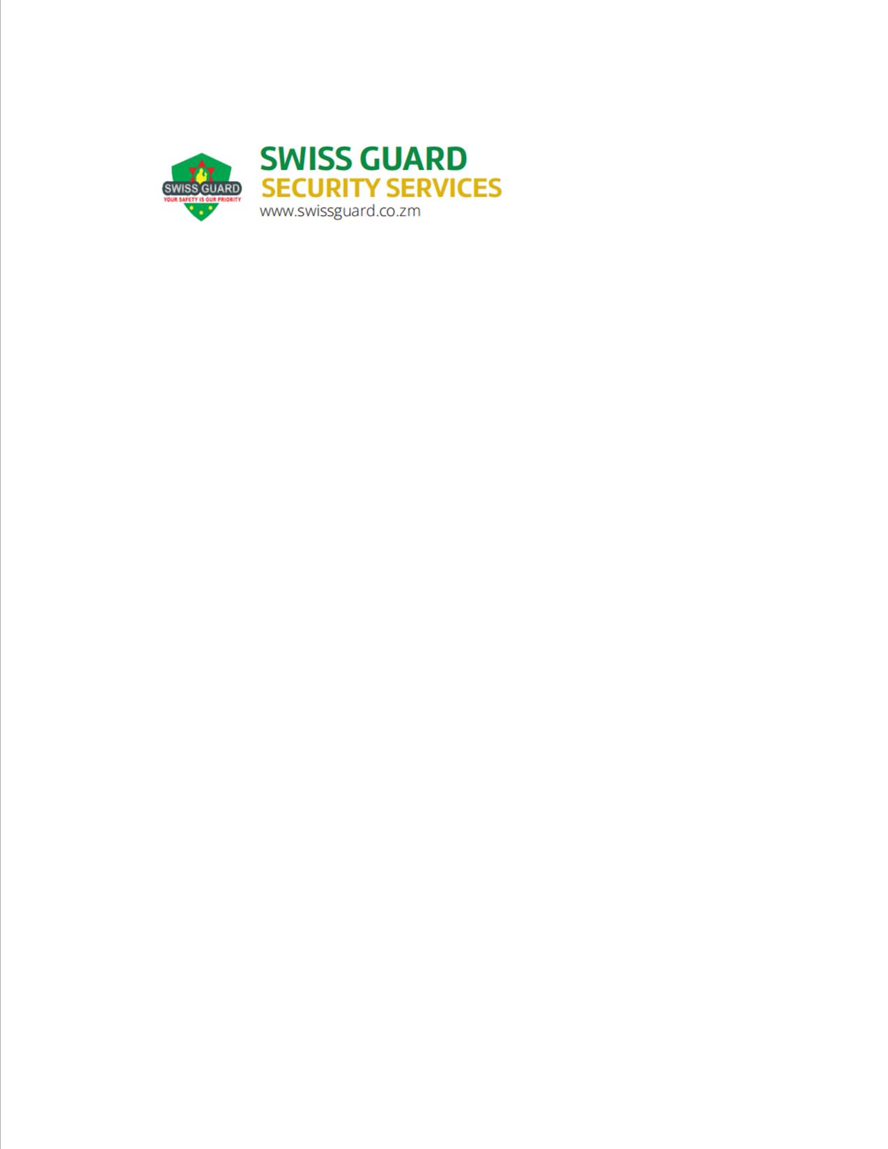 SWISS GUARD SECURITY COMPANY LIMITED