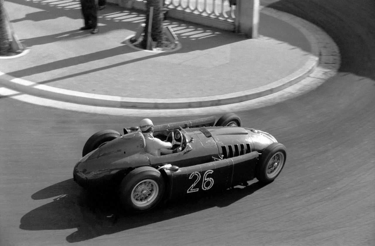 Альберто Аскари, Lancia D50, Монако-1955 © pinterest.ru