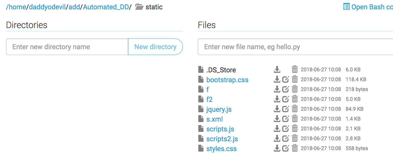 In Static directory