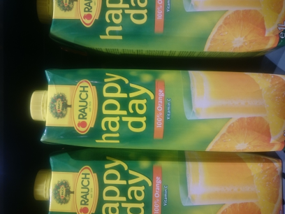 Apelsinų sultys HAPPY DAY, RAUCH 100%, 1l Apelsinų sultys HAPPY DAY, RAUCH 100%, 1l