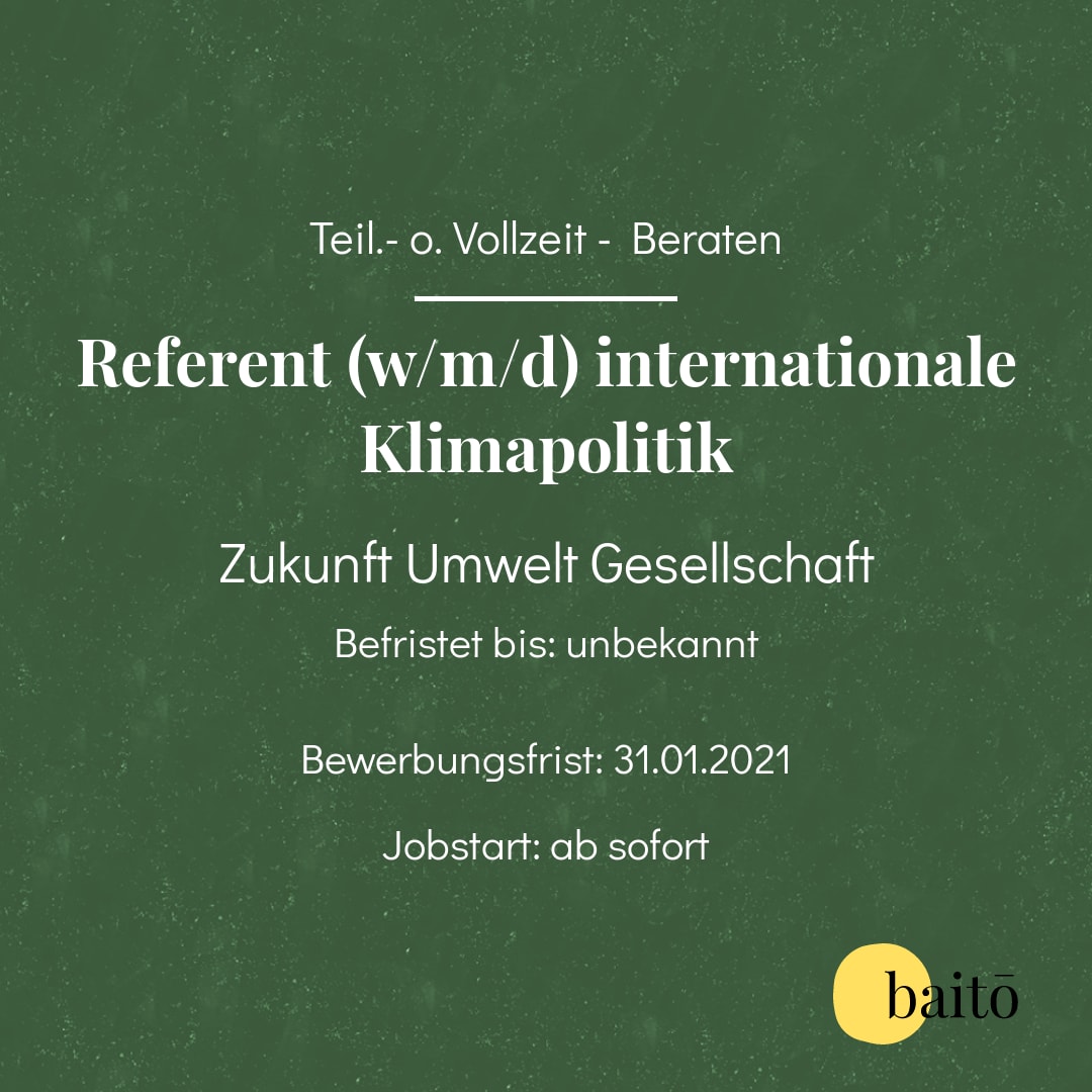 Referent W M D Recruiting Personalmarketing Zukunft Umwelt Gesellschaft