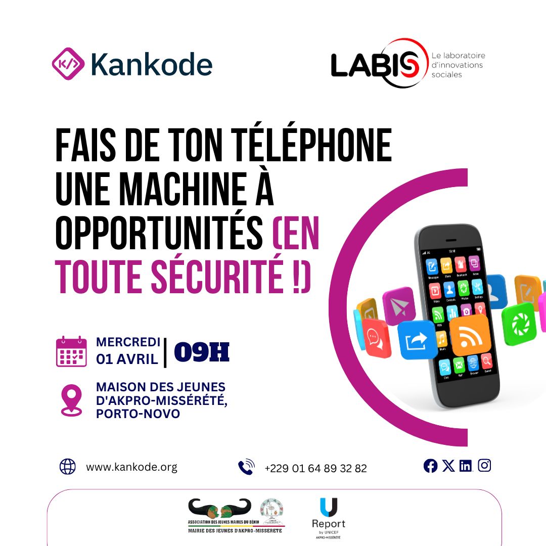Fais de ton téléphone une machine à opportunité (en toute sécurité) !
