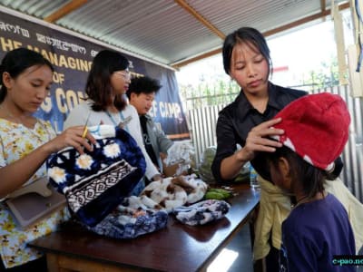 Winter Essentials to Families and Children in Relief Camps Distributed
