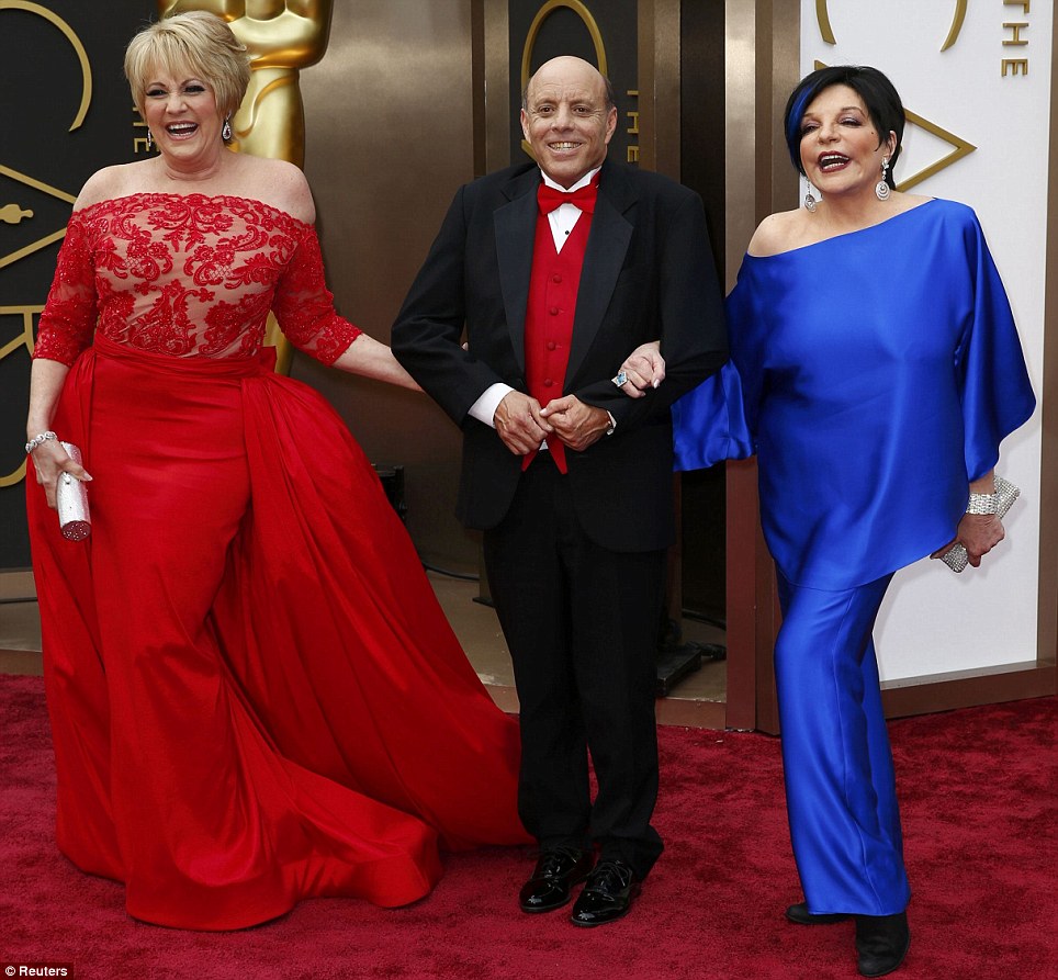 Over the rainbow: Lorna Luft, Liza Minnelli and Joey were on the red carpet to watch a tribute to The Wizard Of Oz and their late mother Judy Garland