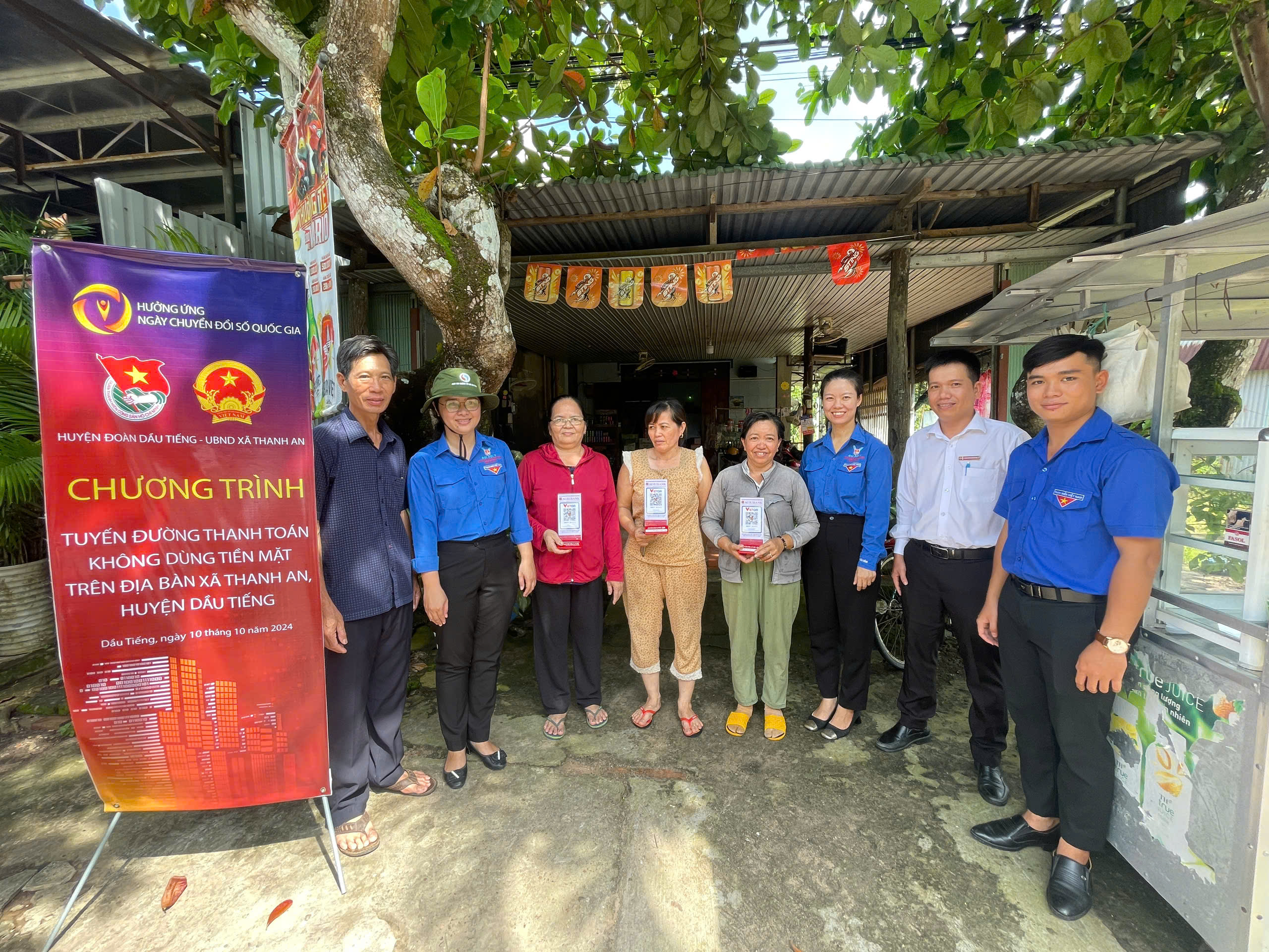 Xã Thanh An, huyện Dầu Tiếng: Tổ chức nhiều hoạt động hưởng ứng Ngày chuyển đổi số Quốc gia