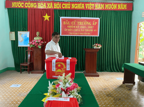 BẦU CỬ TRƯỞNG ẤP NHIỆM KỲ 2025 - 2027
