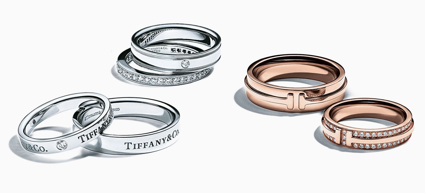 Обручальные кольца Tiffany co
