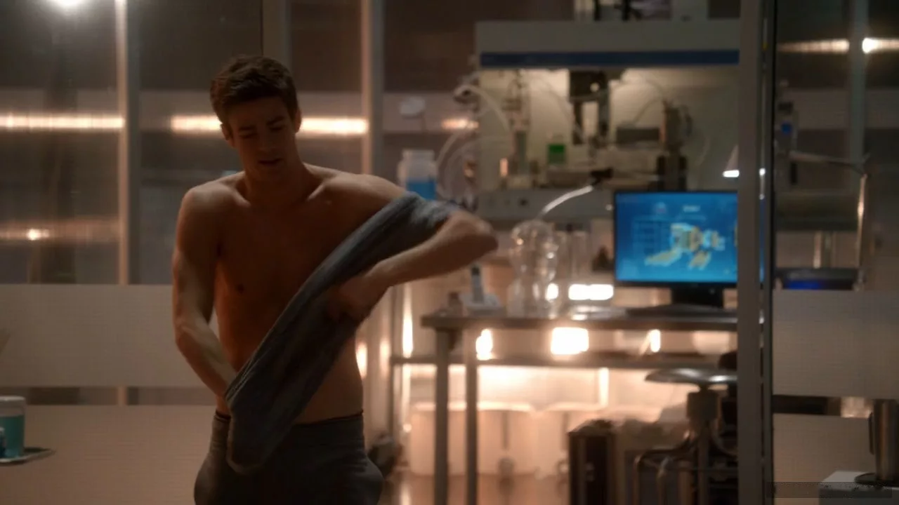 Grant Gustin ass