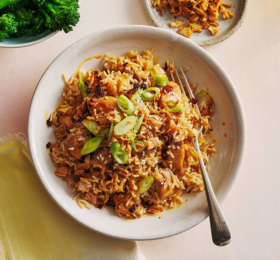 Rice with Ginger Chicken