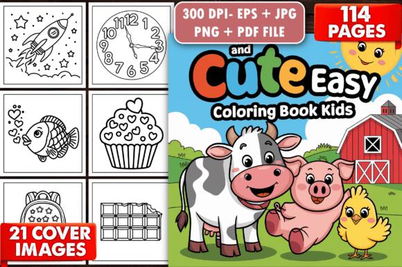 Cute Animal Coloring Book Cover