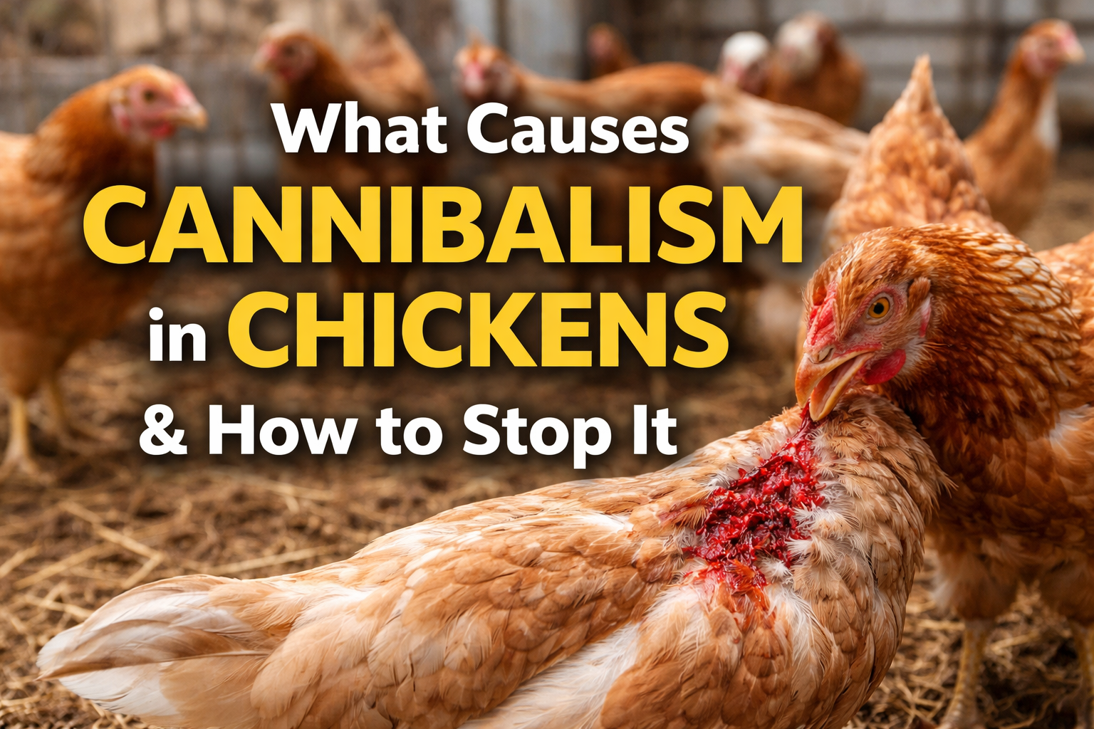 Understanding and Controlling Cannibalism in Chickens