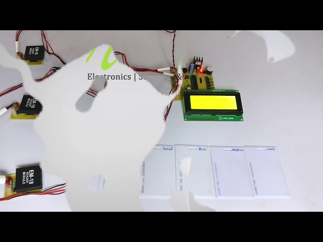 RFID Based Smart Master Card For Bus Train Metro Ticketing