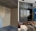 Дизайн однокомнатной квартиры в Киеве.  Спальня до и после