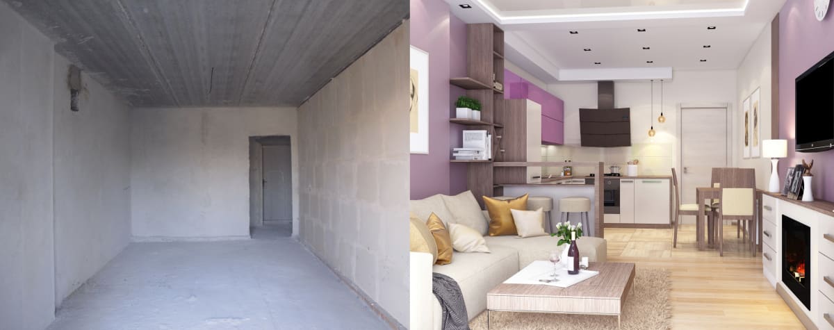 Дизайн интерьера квартиры Черкассы. фото до и после