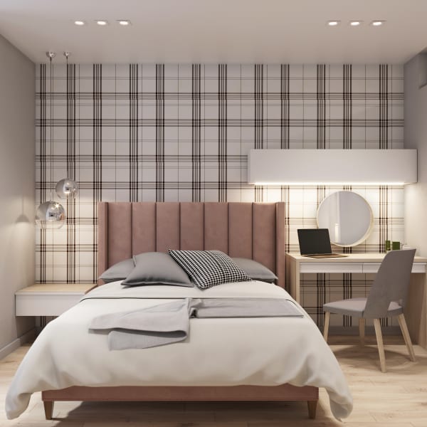 Удаленное проектирование интерьеров спальня фото