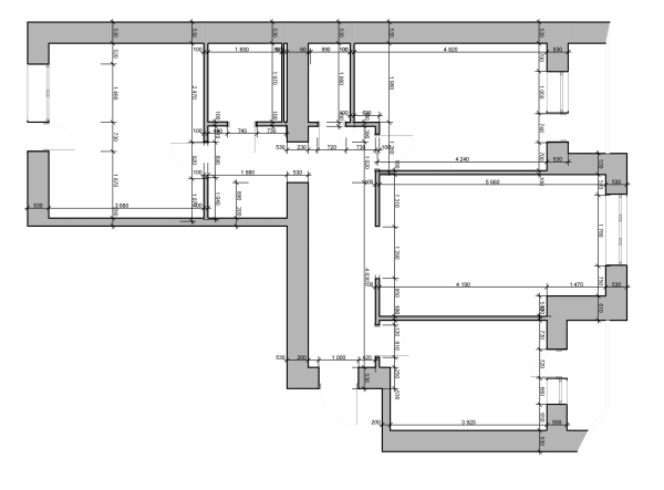 Дизайн интерьера трехкомнатной квартиры Черкассы. до перепланировки