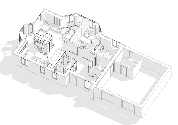 Дизайн интерьера коттеджа Черкассы планировка. фото