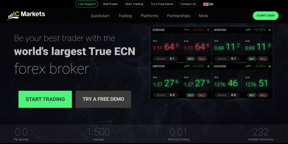 IC Markets screenshot