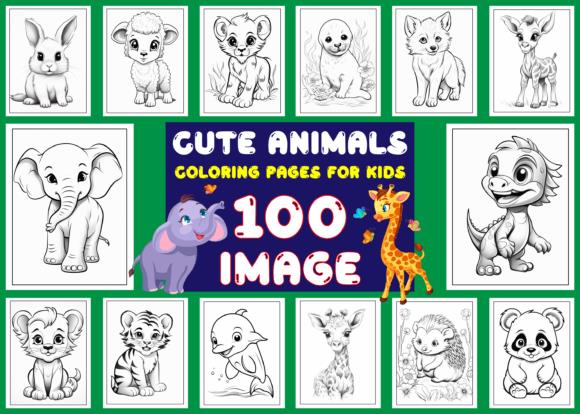 Cute Animals Coloring Pages Collection