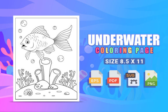 Underwater Coloring Page