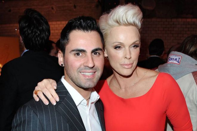 Brigitte Nielsen and Mattia Dessì