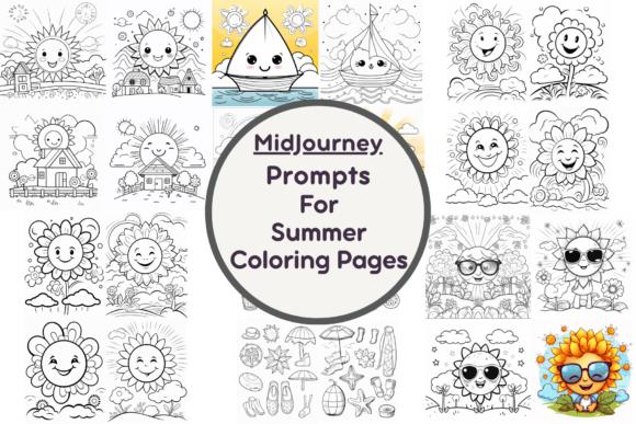 Summer coloring pages collection