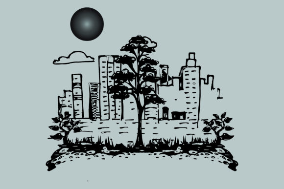 City Park Coloring Page