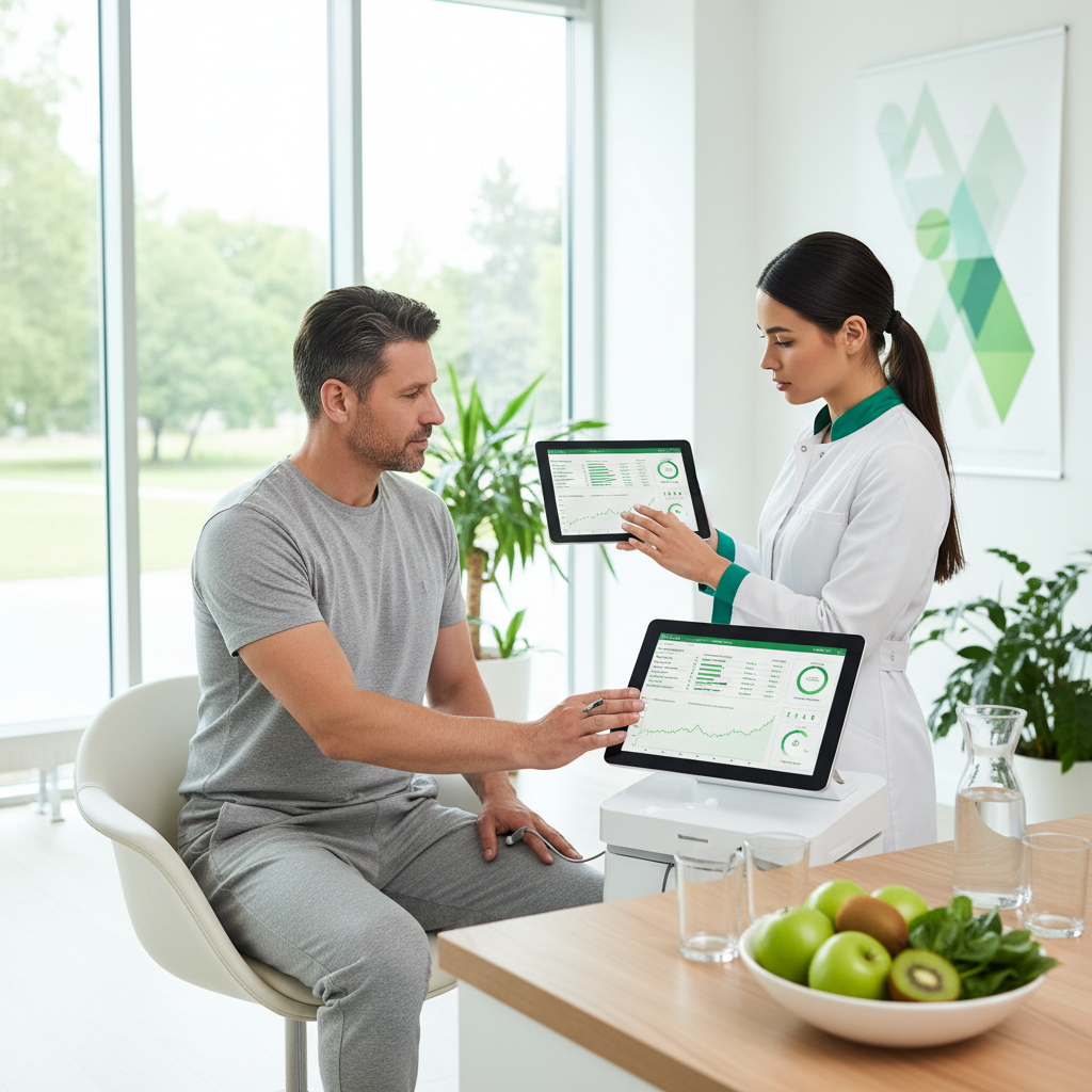 Bioimpedância e metabolismo: como interpretar seus exames e transformar em estratégia alimentar