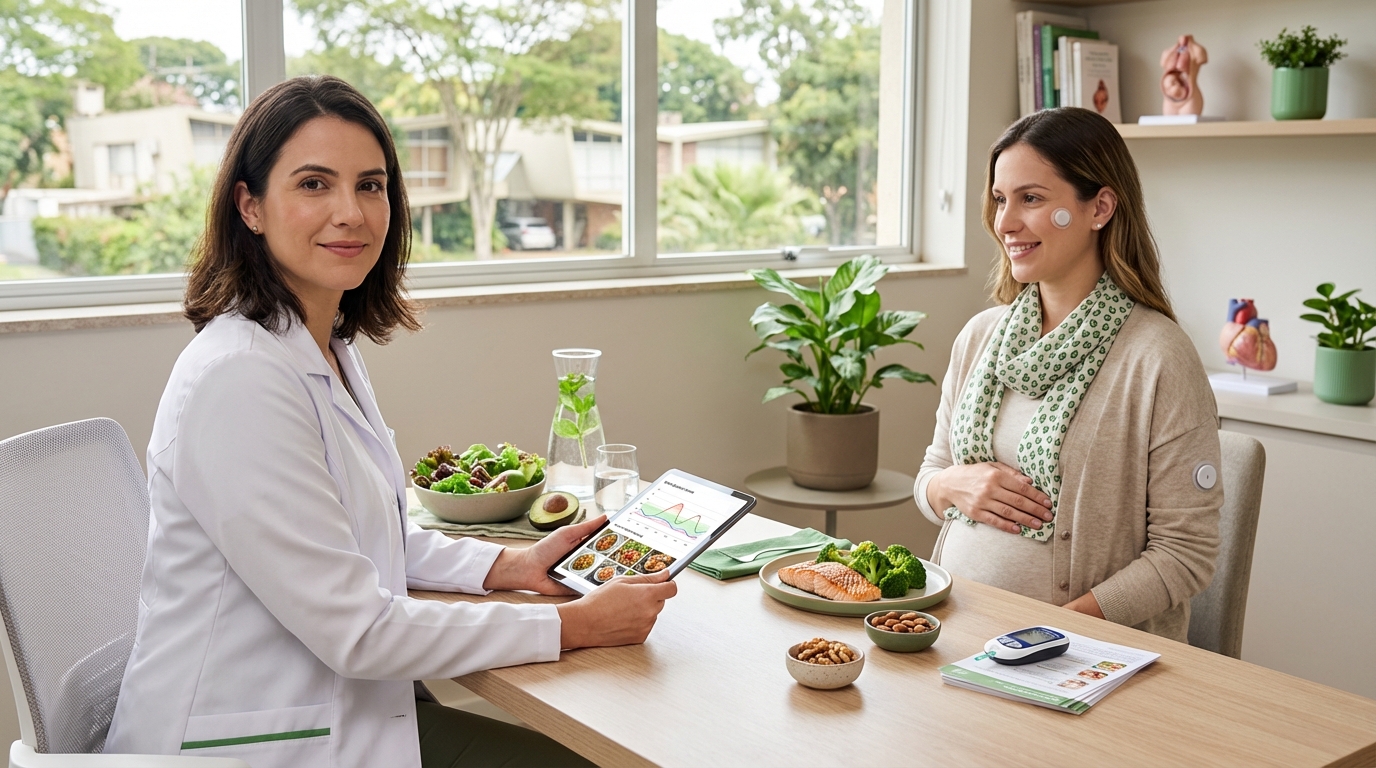 Diabetes Gestacional: Dieta Completa para Controlar Glicemia sem Medicação