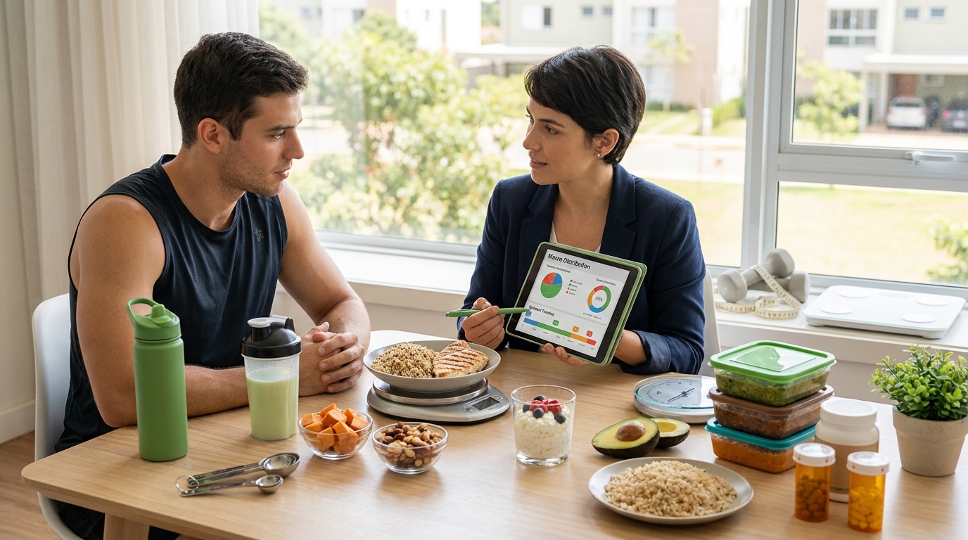 Dieta para Ganho de Massa Muscular: macro e micronutrientes