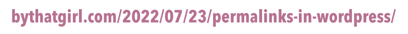 permalink with date permalink with date