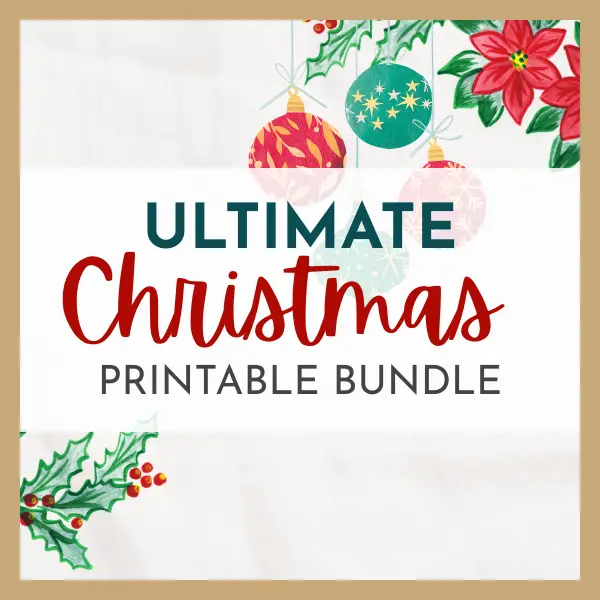 Ultimate Christmas Printable Bundle
