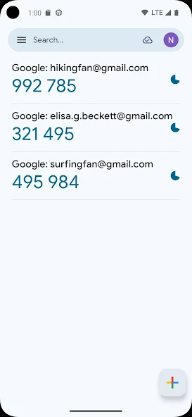 Google Authenticator app
