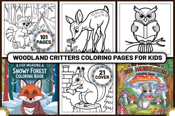 Woodland Critters Coloring Pages Collection