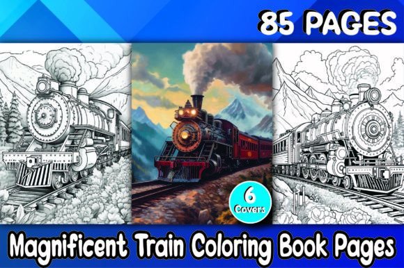 Train Coloring Pages: Journeys on Rails