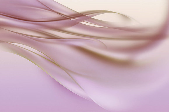 Abstract romantic coloring design with flowing lines