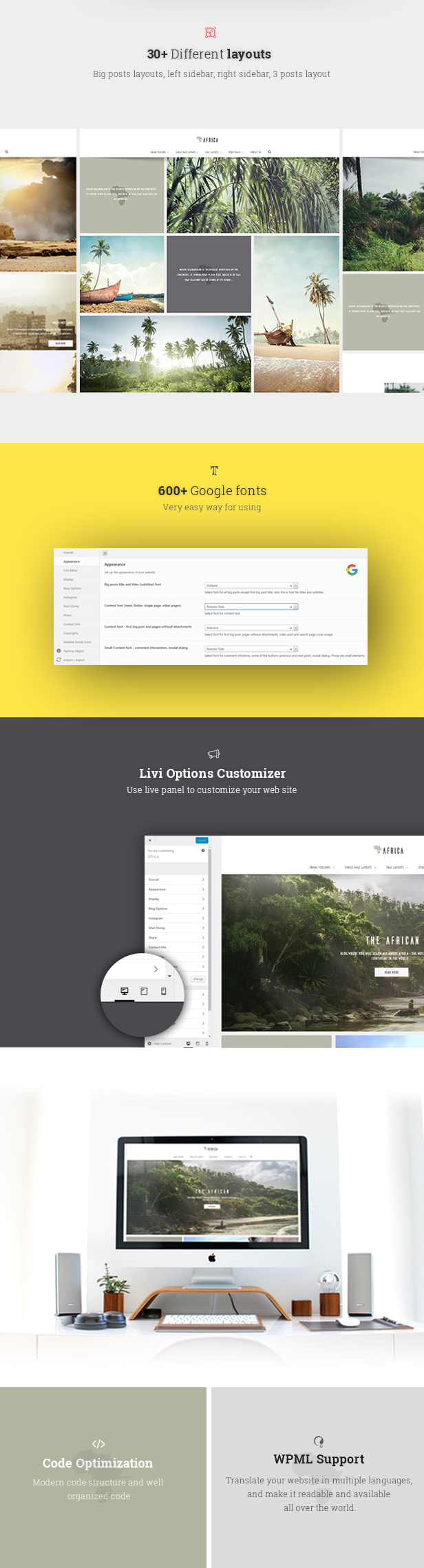 Africa - WordPress Blog Theme - 3