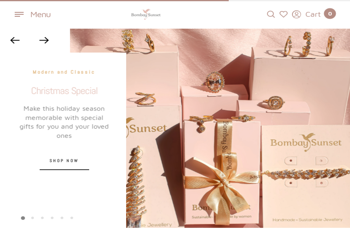 Bombay Sunset Joyería – Precio medio entre 75 y 35 euros