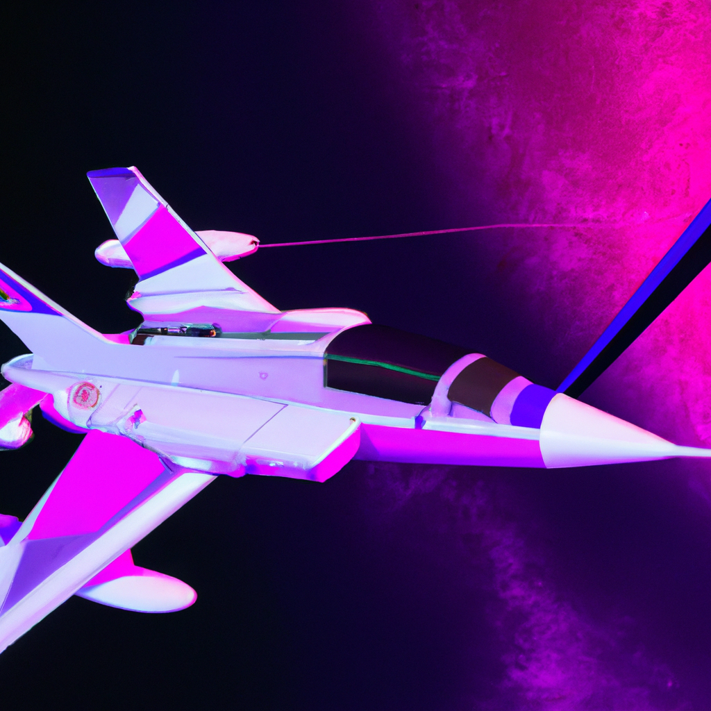 Synthwave aeroplane