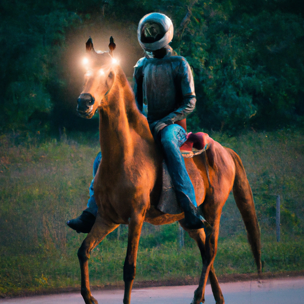 alien riding horse real life