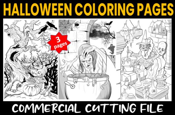 Halloween Coloring Pages for Adults