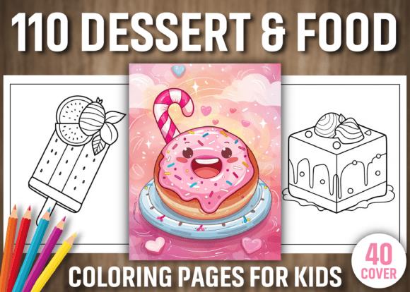 Dessert Food Coloring Book Cover