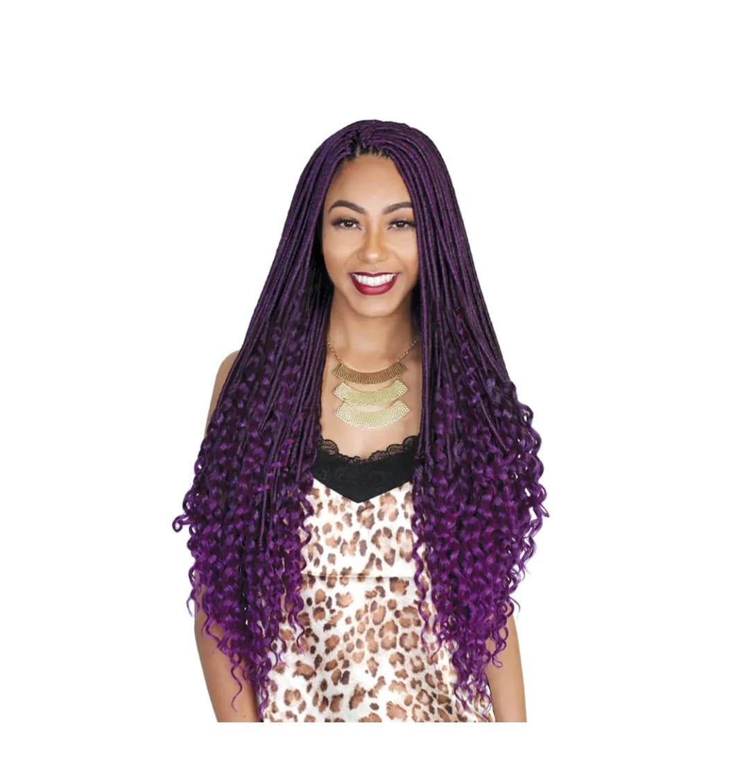 Zury loc braid deep curl